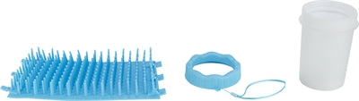 Trixie Poot Cleaner pour le chien en silicone pp bleu