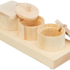 Tasses de collations Trixie pour rats et lapins Wood