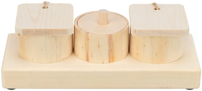 Tasses de collations Trixie pour rats et lapins Wood