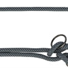 Trixie Soft Rope Dog LEASH RAGRABLABLE Black Grey