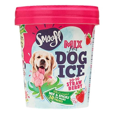 Mélange pour crème glacée Smoofl Smoofl pour chiens fraise