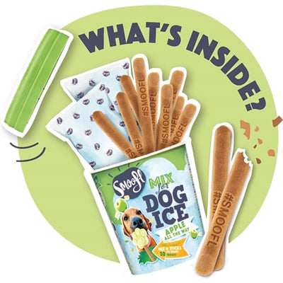 Mélange de crème glacée pour chiens Smoofl Smoofl pomme
