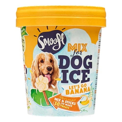 Mélange de crème glacée pour chiens Smoofl Smoofl banane