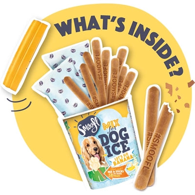 Mélange de crème glacée pour chiens Smoofl Smoofl banane