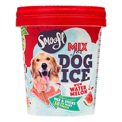 Mélange pour crème glacée Smoofl Smoofl pour chiens pastèque
