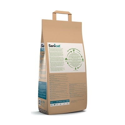 Péllets de cellulose recyclée Sanicat
