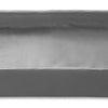 Bia lit artificiel en cuir couverture de chien panier de chien gris