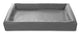 Bia lit artificiel en cuir couverture de chien panier de chien gris