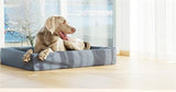 Bia lit artificiel en cuir couverture de chien panier de chien gris - afbeelding 2