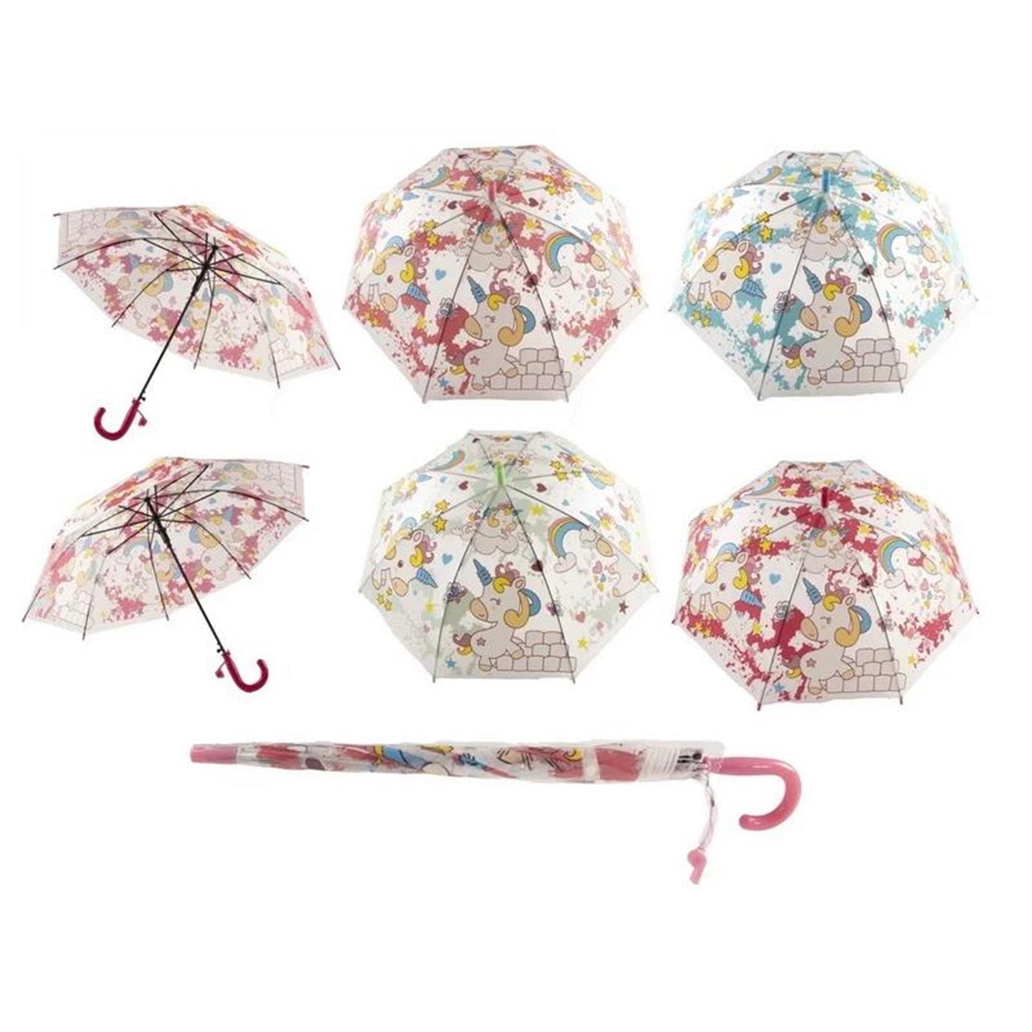 Parapluie enfant licorne 50cm
