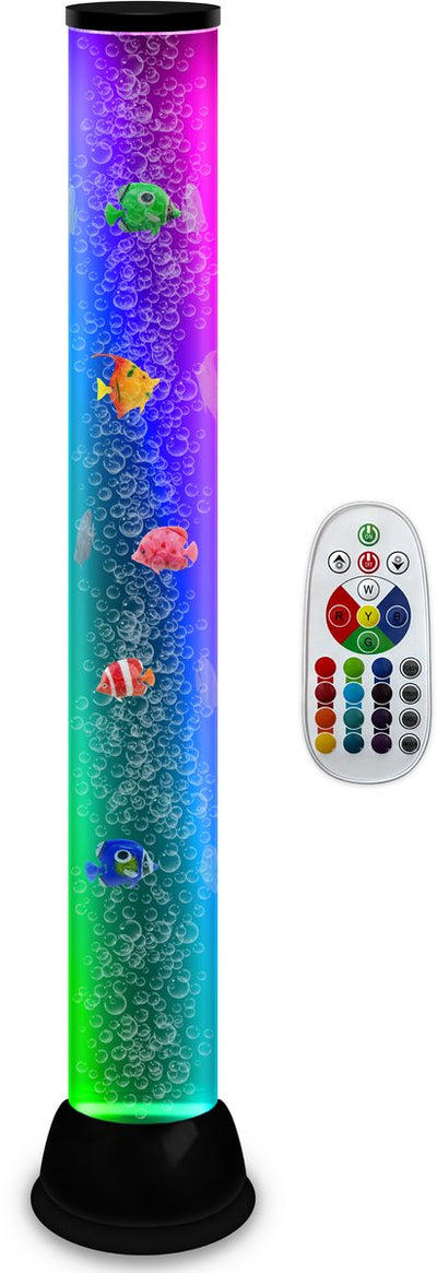 Partyfunlights - Lampe de pêche XXL à bulles 80 cm - changement de couleur - fonctionne sur adaptateur USB - incl. Câble USB