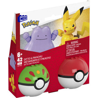Pokémon Mega 2-pack pikachu et idem