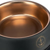 Trixie Be Nordic Feed Water Bin en acier inoxydable en caoutchouc noir
