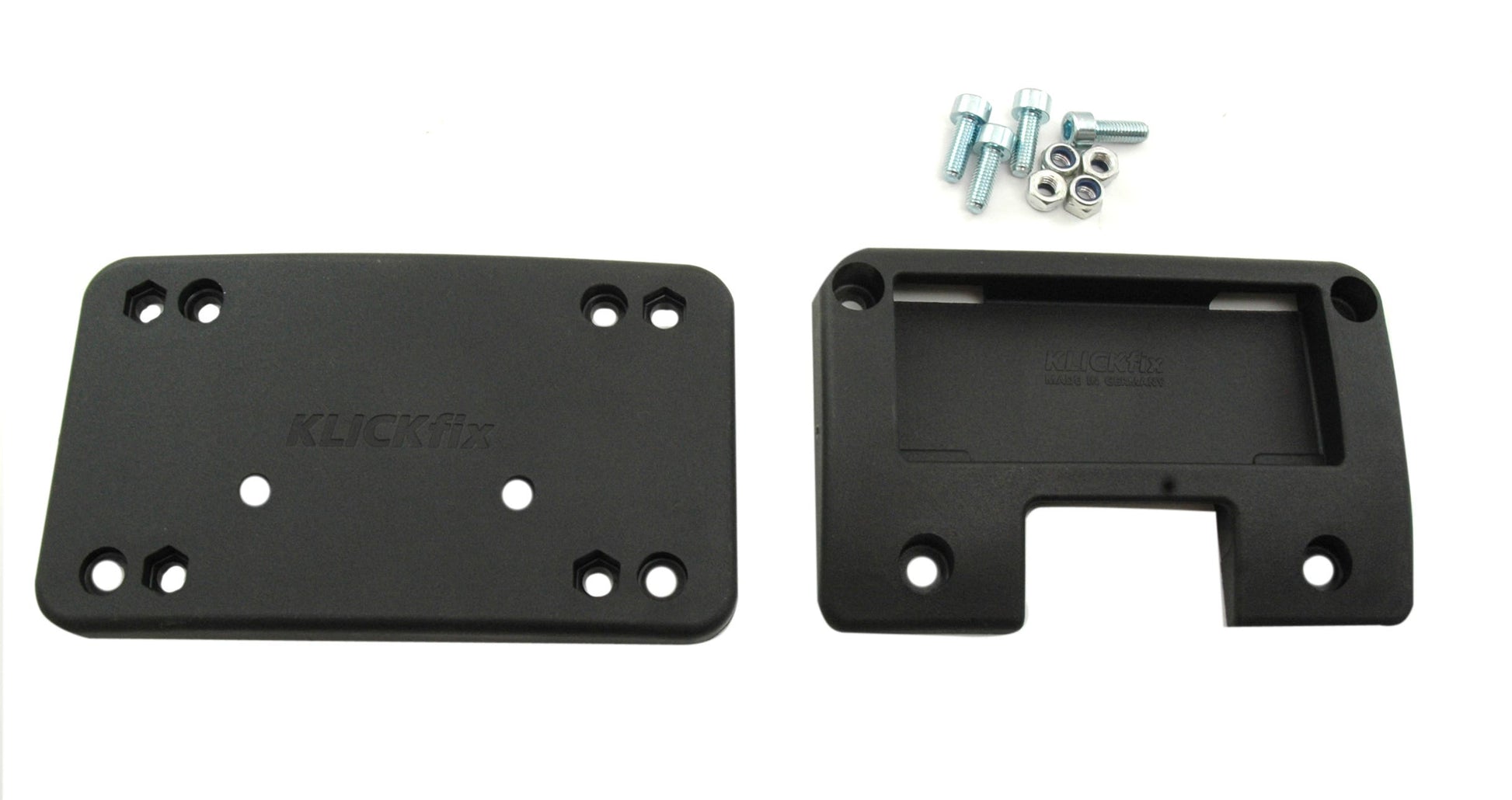Plaque baggy Klickfix complète pour sacoche de guidon ou panier
