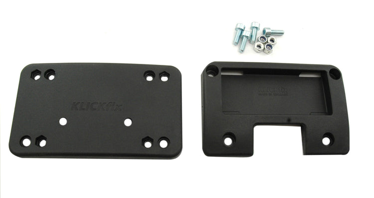 Plaque baggy Klickfix complète pour sacoche de guidon ou panier