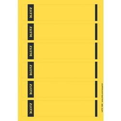 Classeur étiquettes de dos leitz jaune 150 morceaux de papier