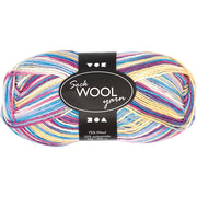 Fil à chaussettes Creativ company, l : 200 m, harmonie rose violet, 50 g 1 pelote - afbeelding 1