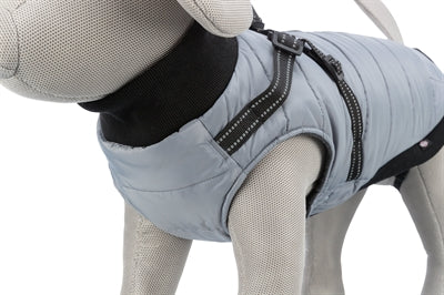 Trixie manteau pour chien pontis avec harnais gris
