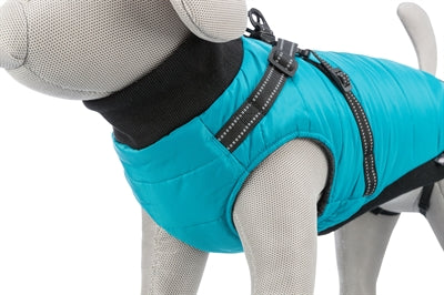 Trixie Manteau pour chien pontis avec harnais aqua
