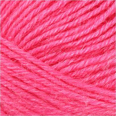 Fil à chaussettes Creativ company, l : 200 m, rose, 50 g 1 pelote