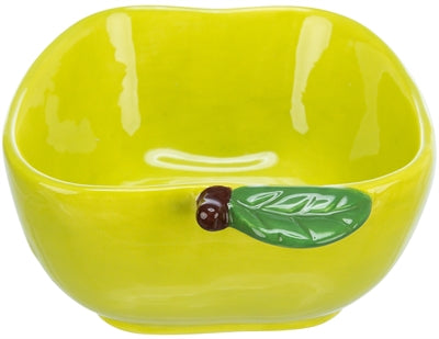 Trixie Food Bowl Plateau d'eau céramique aux pommes
