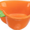 Trixie Food Bowl Water Bin Carrot Ceramics