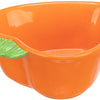 Trixie Food Bowl Water Bin Carrot Ceramics