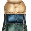 Croci Dog Jacket Rhapsody Metallic Falée Gol Bleu vert