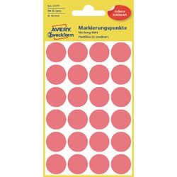 Points de marquage avery 3172 rouge 18mm