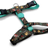 MORSO DOG HARNESS H-Her Recycled Ink Tank Green