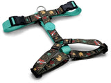 MORSO DOG HARNESS H-Her Recycled Ink Tank Green - afbeelding 1