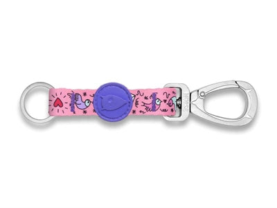 MONSO Key Cord Key Ring Recycled Sweet Tweet Pink
