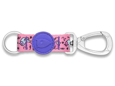 MONSO Key Cord Key Ring Recycled Sweet Tweet Pink