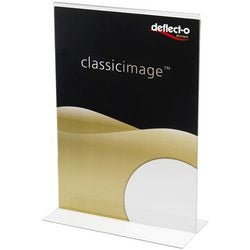 Porte-enseigne deflecto 47901 transparent