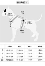 MORSO DOG HARNESS H-HER Recyclé Full Metal Dog Brown - afbeelding 2