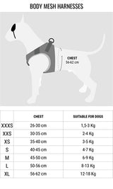 MORSO DOG HARNESS CORPS MESH Recyclé Full Metal Dog Brown - afbeelding 2