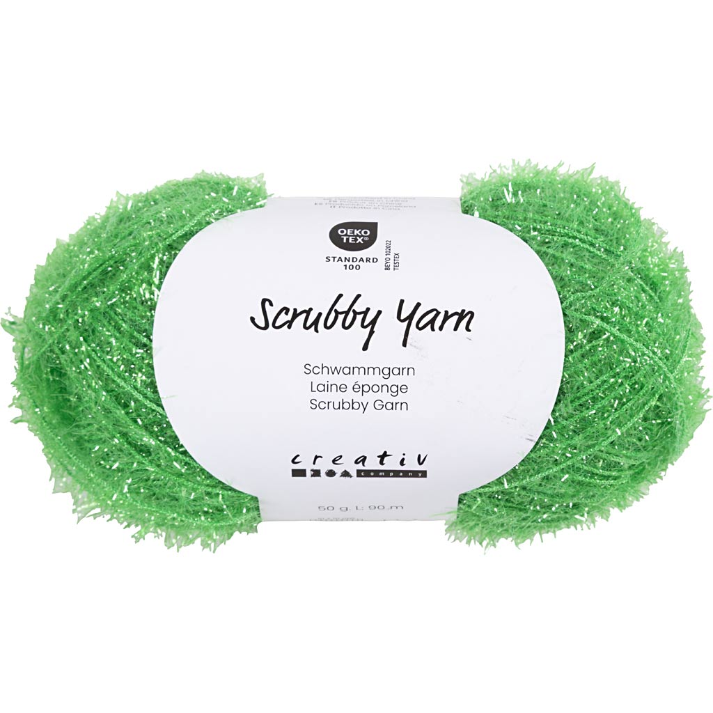 Fil éponge abrasif Creativ company, l: 90 m, vert, 50 g 1 pelote