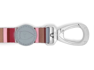 Morso Dog Leash Recycled Skyline Rose rouge