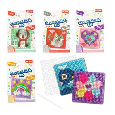 TOI-TOYS Craft Brodemery Set Tmed Cross Stitch