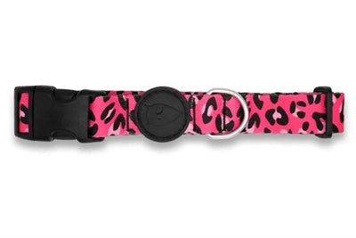 MONSO Collar Dog recyclé bulle leo rose