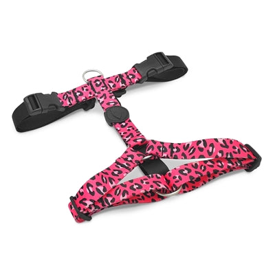 MORSO DOG HARNESS H-HEM Recyclé Bubble Leo Pink