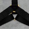 MORSO DOG HARNESS H-HER Recyclé Gold Caviar Gold