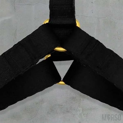 MORSO DOG HARNESS H-HER Recyclé Gold Caviar Gold