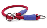 Morso Half Slip Collar Dog Rope Rope recyclé rouge velours rouge - afbeelding 1