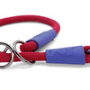 Morso Half Slip Collar Dog Rope Rope recyclé rouge velours rouge