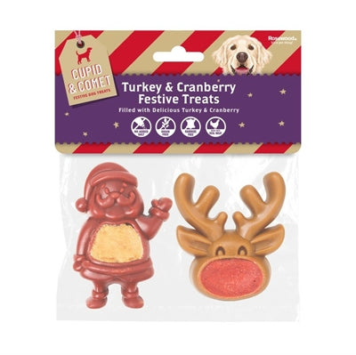 Cupidon Comet Noël festif en peluche Père Noël et Rendalie