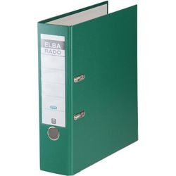 Ordner elba rado vert brillant a4 500 feuilles de carton polypropylène