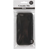Coque iPhone brodée, taille 6 6s, taille 6,8x13,8 cm, épaisseur 8 mm, noir, 1 pièce