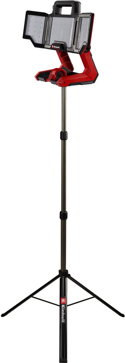 Lampe à batterie professionnelle Einhell tp-cl 18 3000 li set solo - power x-change - 18 v li-ion - 3000 lm - 5700 k - 60 LED - plage d'éclairage 270° - incl. trépied - hors TVA batterie et chargeur