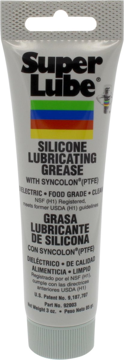 Graisse silicone super lubrifiante avec PTFE - tube de 85 grammes